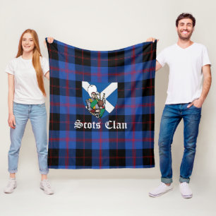 Clan Angus Modern Tartan Pset Fleece Deken