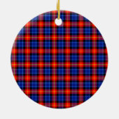 Clan Anstruther Tartan Keramisch Ornament (Achterkant)