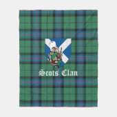 Clan Armstrong Ancient Tartan Pset Fleece Deken (Voorkant)
