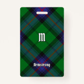 Clan Armstrong Chasse Tartan Badge (Devant)