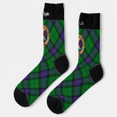 Clan Armstrong Crest over Tartan Socks Sokken (Links)
