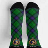 Clan Armstrong Crest over Tartan Socks Sokken (Top)
