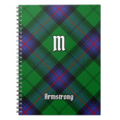 Clan Armstrong Notitieboek Tartan (Voorkant)
