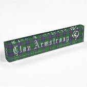 Clan Armstrong - Plaque d'identification du bureau