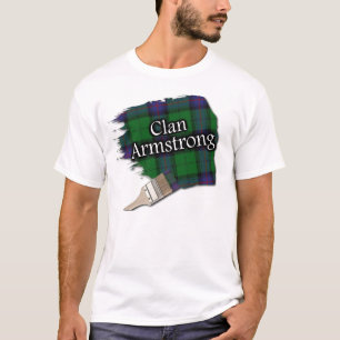 Clan Armstrong Schots Tartan Paint Shirt