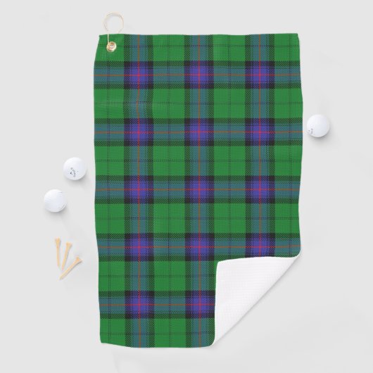Clan Armstrong Scottish Tartan Golfhanddoek (Insitu)
