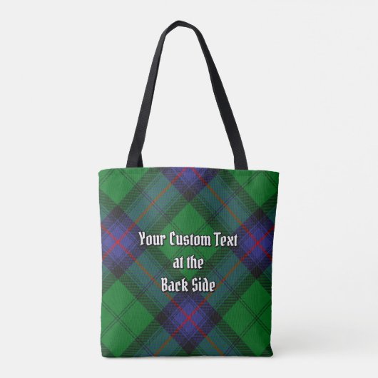 Clan Armstrong Tartan Canvas tas (Achterkant)