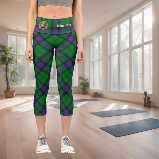 Clan Armstrong Tartan Capri Leggings