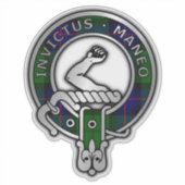 Clan Armstrong Tartan Crest Sticker (Voorkant)