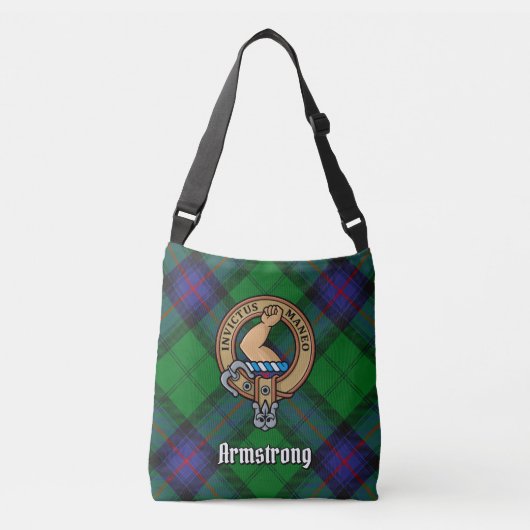 Clan Armstrong Tartan Crossbody Tas (Voorkant)