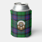 Clan Armstrong Tartan en Sporran Blikjeskoeler (Blikje Achterkant)