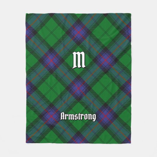 Clan Armstrong Tartan Fleece Blanket Deken (Voorkant)