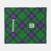 Clan Armstrong Tartan Fleece Blanket Deken (Voorkant (Horizontaal))