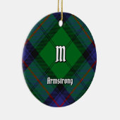 Clan Armstrong Tartan Keramisch Ornament (Rechts)