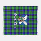 Clan Armstrong Tartan Pset Fleece Deken (Voorkant (Horizontaal))