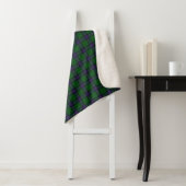 Clan Armstrong Tartan Sherpa Deken (In situ)