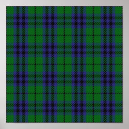 Clan Austin Tartan - Digitaal downloaden Poster
