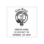 Clan Baird Crest Badge  Rubberstempel (Afrduk)