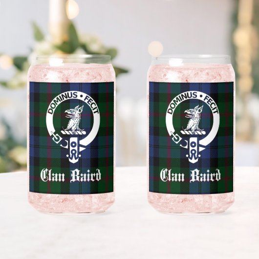 Clan Baird Crest Badge & Tartan (Insitu (Mariage))