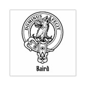 Clan Baird Crest Rubber Stamp Rubberstempel (Afrduk)