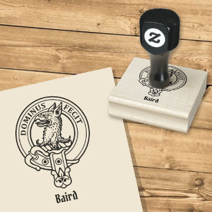 Clan Baird Crest Rubber Stamp Rubberstempel