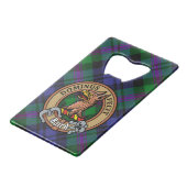 Clan Baird Crest sur Tartan (Devant Angle)