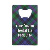 Clan Baird Crest sur Tartan (Dos)