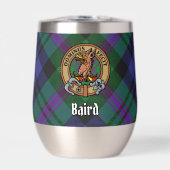 Clan Baird Crest sur Tartan (Avant)