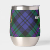 Clan Baird Crest sur Tartan (Gauche)