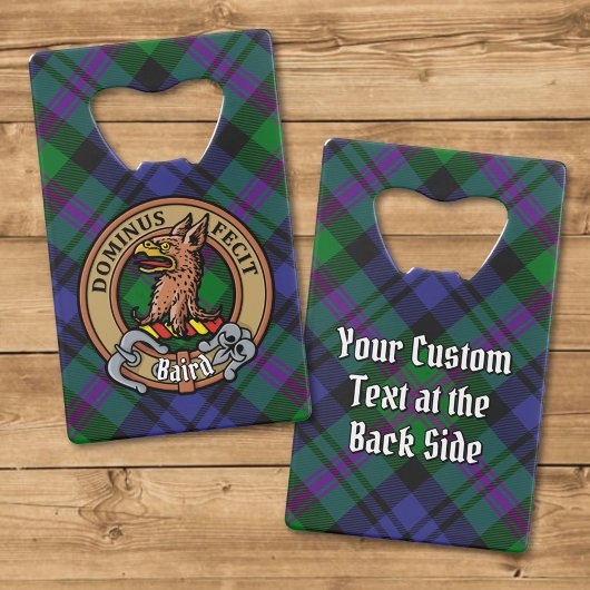 Clan Baird Crest sur Tartan