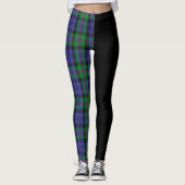 Clan Baird Crest & Tartan Leggings (Voorkant)