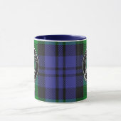 Clan Baird Crest & Tartan Mug (Centre)