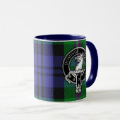 Clan Baird Crest & Tartan Mug (Devant droit)