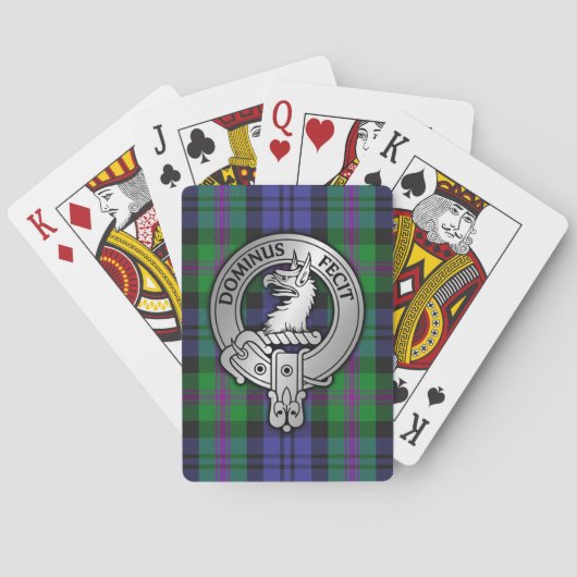Clan Baird Crest & Tartan Pokerkaarten (Achterkant)