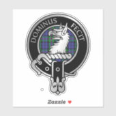 Clan Baird Crest & Tartan Sticker (Feuille)