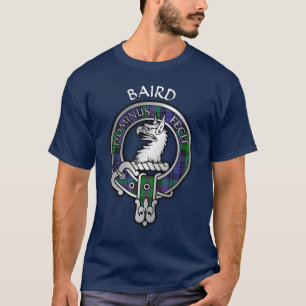 Clan Baird Crest & Tartan T-Shirt
