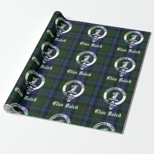 Clan Baird Tartan Crest Wrapping Paper Cadeaupapier