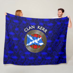 Clan Baird Tartan Knoop & Vlag Fleece Deken