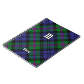 Clan Baird Tartan Notitieboek (Linkerzijde)