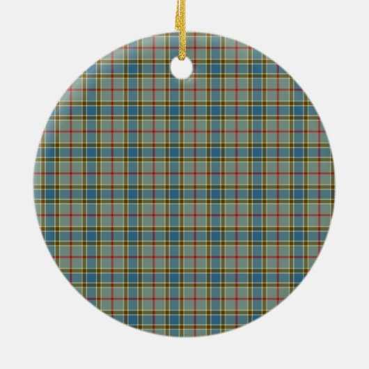 Clan Balfour Tartan wordt Keramisch Ornament (Achterkant)