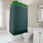 Clan Barclay Tartan Plaid Douche Rideau (En situation)