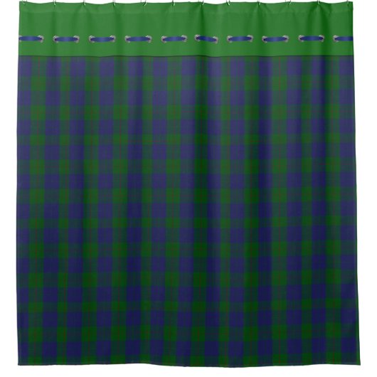 Clan Barclay Tartan Plaid Douche Rideau (Devant)