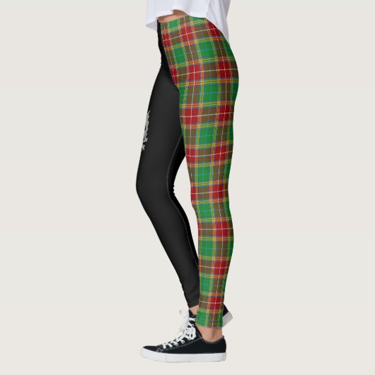 Clan Baxter Crest & Tartan Leggings (Links)