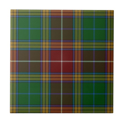 Clan Baxter Scottish Expressions Tartan Tegeltje (Voorkant)