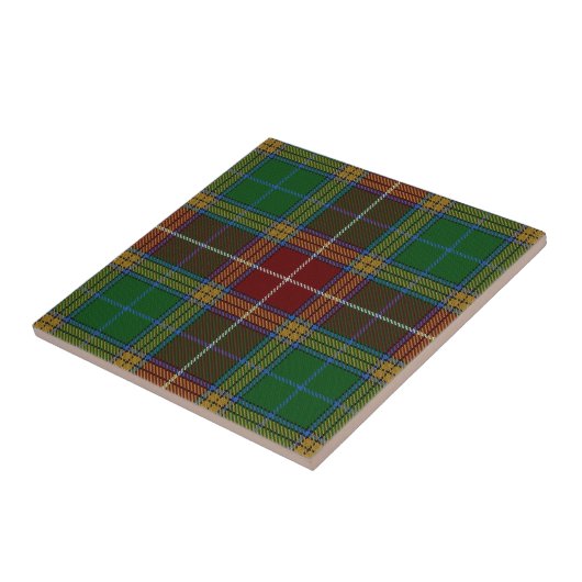 Clan Baxter Scottish Expressions Tartan Tegeltje (Zijkant)