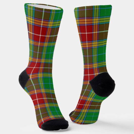 Clan Baxter Tartan Socks Sokken (Gebogen)