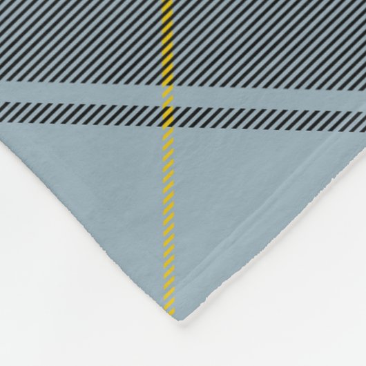 Clan Bell Crest boven Tartan Fleece Deken (Hoek)