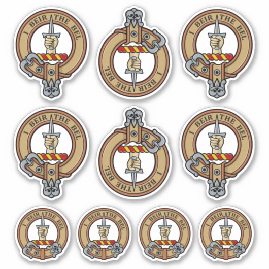 Clan Bell Crest Sticker Set (Voorkant)
