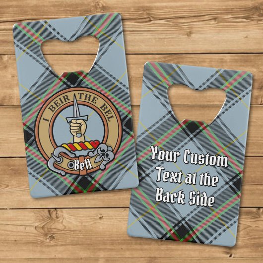 Clan Bell Crest sur Tartan