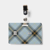 Clan Bell Tartan Badge (Voorkant met clip)